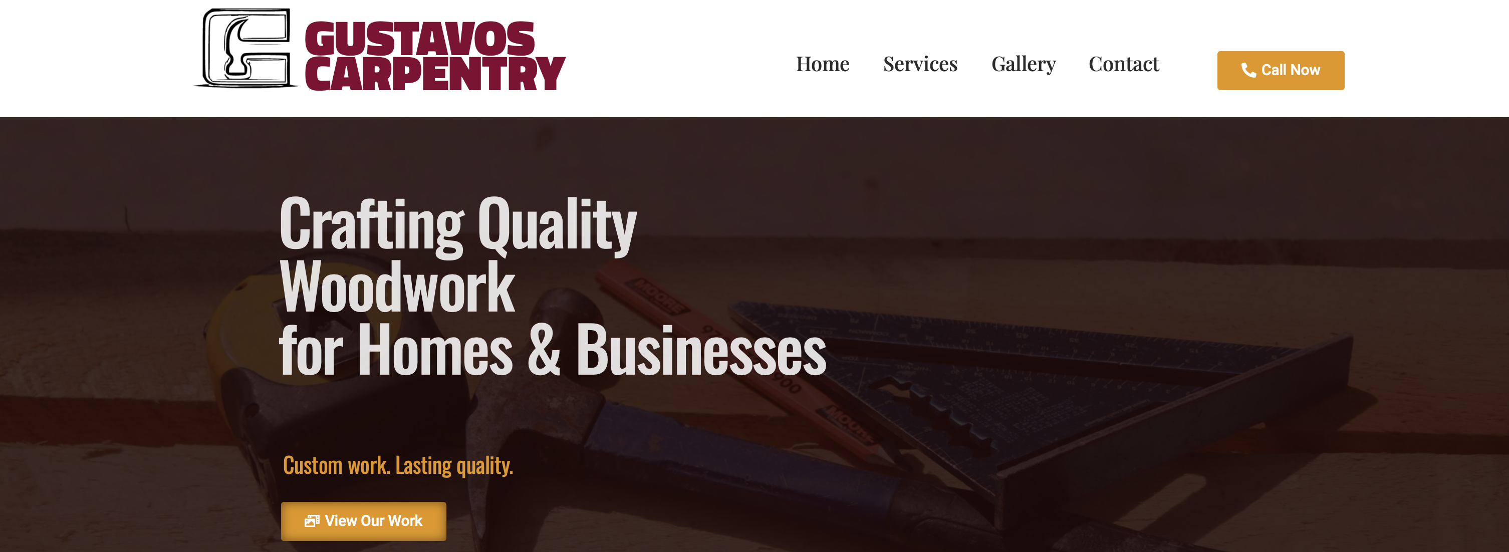 Gustavo's Carpentry Website